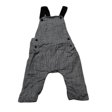 Load image into Gallery viewer, Boys Bebe by Minihaha, lined lightweight cotton overalls / romper, EUC, size 00,  