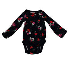 Load image into Gallery viewer, Girls Carters, floral soft cotton bodysuit / romper, GUC, size 0000,  