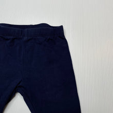 Load image into Gallery viewer, Girls Osh Kosh, navy stretchy leggings / bottoms, EUC, size 0,  