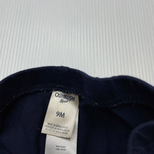 Load image into Gallery viewer, Girls Osh Kosh, navy stretchy leggings / bottoms, EUC, size 0,  