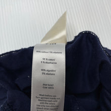 Load image into Gallery viewer, Girls Osh Kosh, navy stretchy leggings / bottoms, EUC, size 0,  