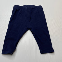 Load image into Gallery viewer, Girls Osh Kosh, navy stretchy leggings / bottoms, EUC, size 0,  