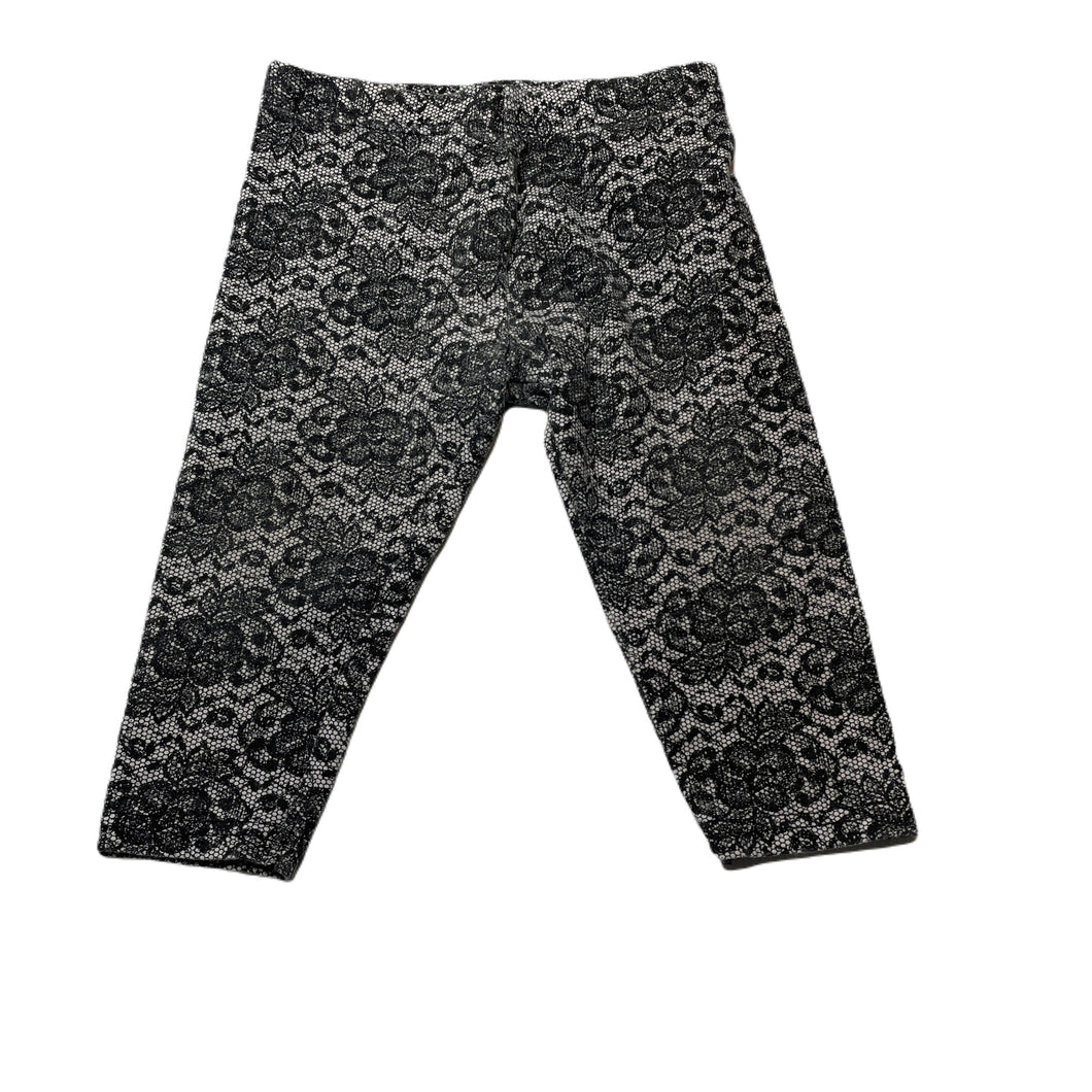 Girls George, stretchy floral leggings / bottoms, GUC, size 1,  