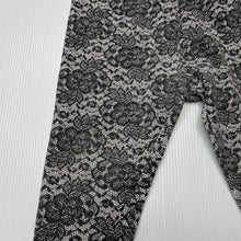 Load image into Gallery viewer, Girls George, stretchy floral leggings / bottoms, GUC, size 1,  