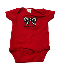 Load image into Gallery viewer, Girls Baby Gear, embroidered red cotton bodysuit / romper, EUC, size 000,  