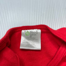 Load image into Gallery viewer, Girls Baby Gear, embroidered red cotton bodysuit / romper, EUC, size 000,  