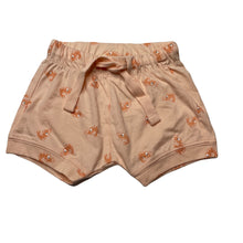 Load image into Gallery viewer, unisex Baby Berry, lightweight cotton shorts, elasticated, prawns, EUC, size 000,  