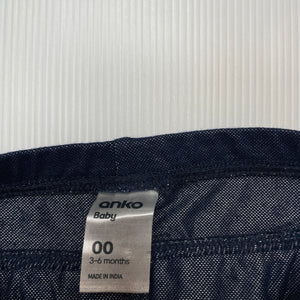Girls Anko, stretchy ruffle leggings / bottoms, EUC, size 00,  