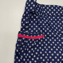 Load image into Gallery viewer, Girls Young Hearts, navy lightweight cotton shorts, elasticated, EUC, size 1,  