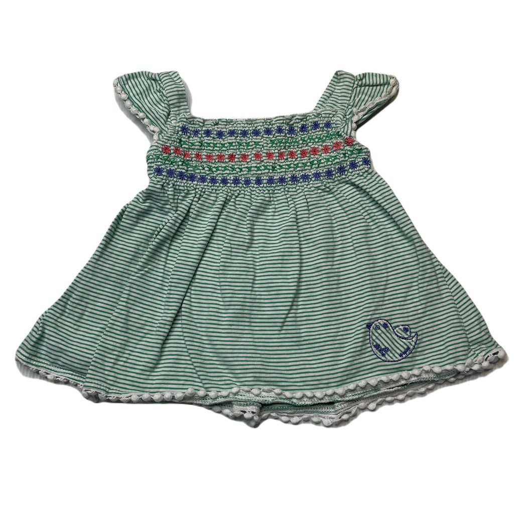 Girls Target, embroidered cotton summer top, GUC, size 00,  