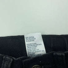 Load image into Gallery viewer, Boys Anko, black stretch denim jeans, adjustable, Inside leg: 27.5cm, EUC, size 2,  