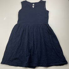 Load image into Gallery viewer, Girls Target, navy cotton casual dress, FUC, size 5, L: 58cm