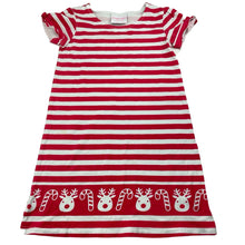 Load image into Gallery viewer, Girls Mango, lightweight stretchy Christmas dress, FUC, size 6, L: 59cm
