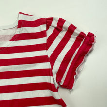 Load image into Gallery viewer, Girls Mango, lightweight stretchy Christmas dress, FUC, size 6, L: 59cm