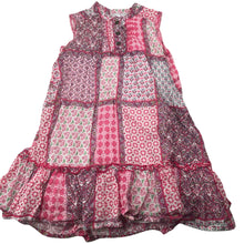 Load image into Gallery viewer, Girls Target, lined lightweight floral cotton dress, GUC, size 5, L: 57cm