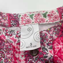 Load image into Gallery viewer, Girls Target, lined lightweight floral cotton dress, GUC, size 5, L: 57cm