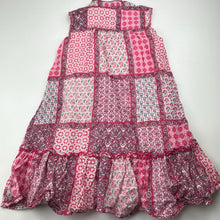 Load image into Gallery viewer, Girls Target, lined lightweight floral cotton dress, GUC, size 5, L: 57cm