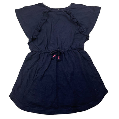 Girls Cotton On, navy cotton casual dress, GUC, size 2, L: 48cm
