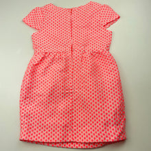 Load image into Gallery viewer, Girls Mango, fluoro spot party dress, EUC, size 3, L: 47cm