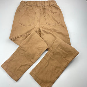 Boys Anko, stretch chino pants, elasticated, Inside leg: 59cm, EUC, size 10,  