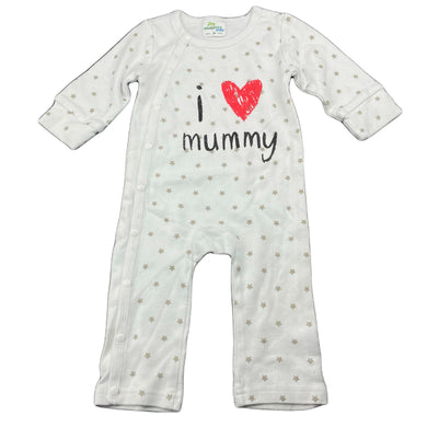 Girls PENINSULA BABY, soft feel romper, mummy, GUC, size 0,  