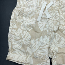 Load image into Gallery viewer, Boys Target, cotton/linen shorts, elasticated, light marks, FUC, size 1,  