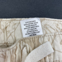 Load image into Gallery viewer, Boys Target, cotton/linen shorts, elasticated, light marks, FUC, size 1,  