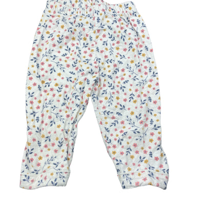Girls Anko, floral flannel cotton pyjama pants, FUC, size 1,  