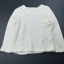 Load image into Gallery viewer, Girls HOLI GIRLS, cream bouclet long sleeve top, EUC, size 6,  