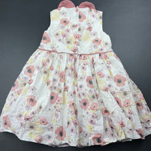 Load image into Gallery viewer, Girls Mamas &amp; Papas, lined lightweight floral cotton dress, FUC, size 2-3, L: 50cm