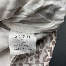 Load image into Gallery viewer, Girls Seed, lined viscose animal print skirt, elasticated, L: 25.5cm, GUC, size 4-5,  