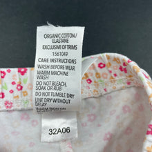 Load image into Gallery viewer, Girls Dymples, floral stretchy leggings, Inside leg: 25cm, EUC, size 1,  