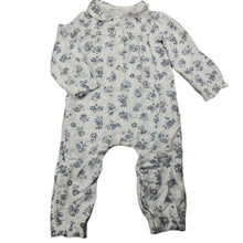 Load image into Gallery viewer, Girls Tu, floral cotton romper, EUC, size 1,  
