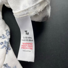 Load image into Gallery viewer, Girls Tu, floral cotton romper, EUC, size 1,  