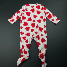 Load image into Gallery viewer, Girls DUNNES STORES, cotton coverall / romper, hearts, GUC, size 000,  