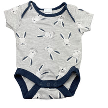 Load image into Gallery viewer, Boys Baby Berry, bodysuit / romper, rabbits, FUC, size 0000,  