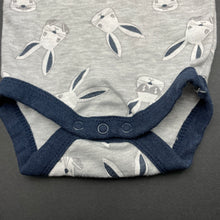 Load image into Gallery viewer, Boys Baby Berry, bodysuit / romper, rabbits, FUC, size 0000,  