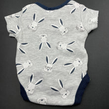 Load image into Gallery viewer, Boys Baby Berry, bodysuit / romper, rabbits, FUC, size 0000,  