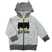 Load image into Gallery viewer, Boys DC Comics, Batman lightweight zip hoodie sweater, FUC, size 1,  