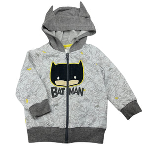 Boys DC Comics, Batman lightweight zip hoodie sweater, FUC, size 1,  