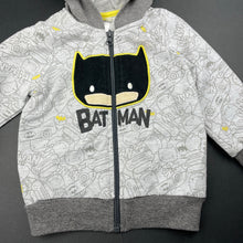 Load image into Gallery viewer, Boys DC Comics, Batman lightweight zip hoodie sweater, FUC, size 1,  
