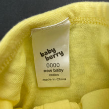Load image into Gallery viewer, unisex Baby Berry, cotton zip romper, EUC, size 0000,  