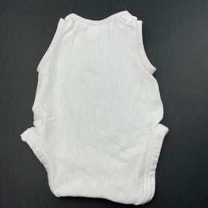 unisex Dymples, ribbed cotton singletsuit / romper, EUC, size 0000,  
