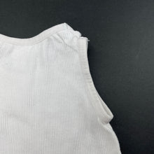Load image into Gallery viewer, unisex Dymples, ribbed cotton singletsuit / romper, EUC, size 0000,  