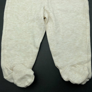unisex Anko, soft cotton footed leggings / bottoms, EUC, size 000,  