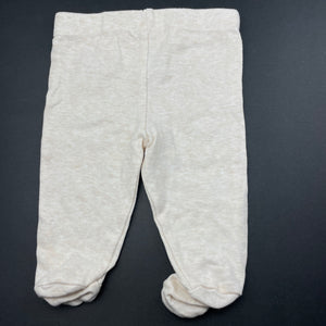 unisex Anko, soft cotton footed leggings / bottoms, EUC, size 000,  