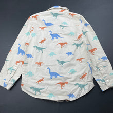 Load image into Gallery viewer, Boys H&amp;M, lightweight cotton long sleeve shirt, dinosaurs, EUC, size 5,  