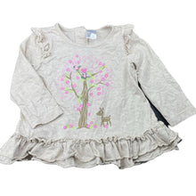 Load image into Gallery viewer, Girls Teeny Weeny, long sleeve cotton top, GUC, size 1,  