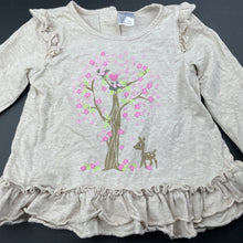 Load image into Gallery viewer, Girls Teeny Weeny, long sleeve cotton top, GUC, size 1,  
