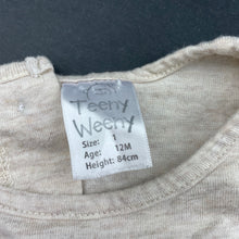 Load image into Gallery viewer, Girls Teeny Weeny, long sleeve cotton top, GUC, size 1,  